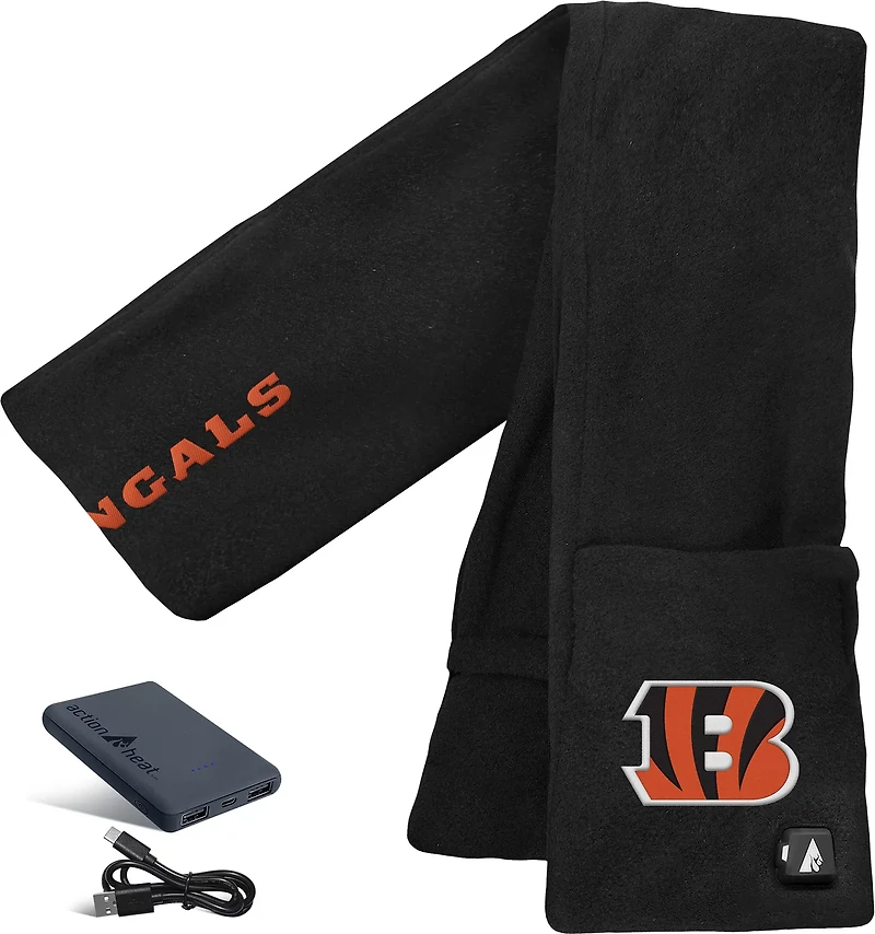 ActionHeat Bengals 5V Battery Heated Scarf