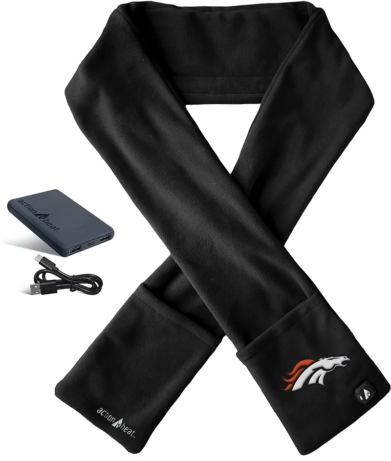 ActionHeat Broncos 5V Battery Heated Scarf