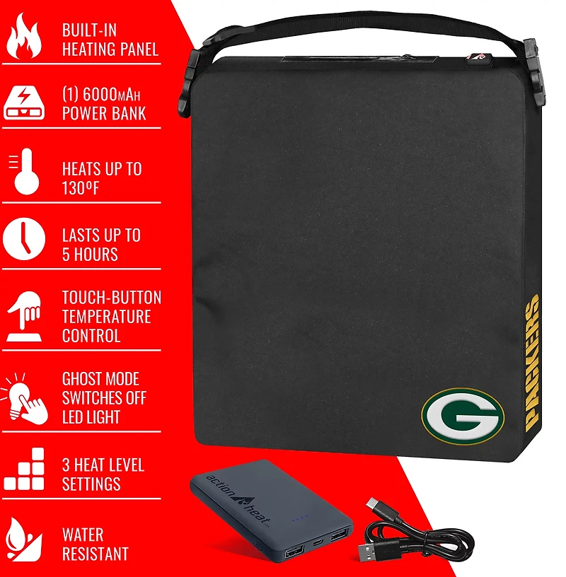 ActionHeat Packers 5V Battery Heated Seat Cushion