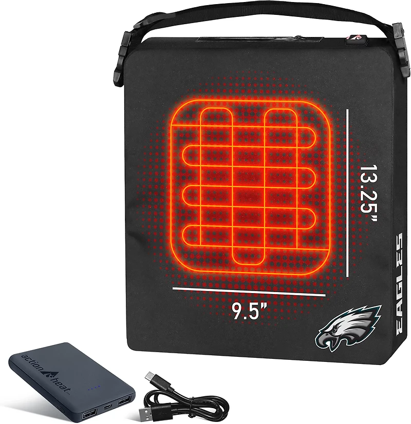 ActionHeat Eagles 5V Battery Heated Seat Cushion