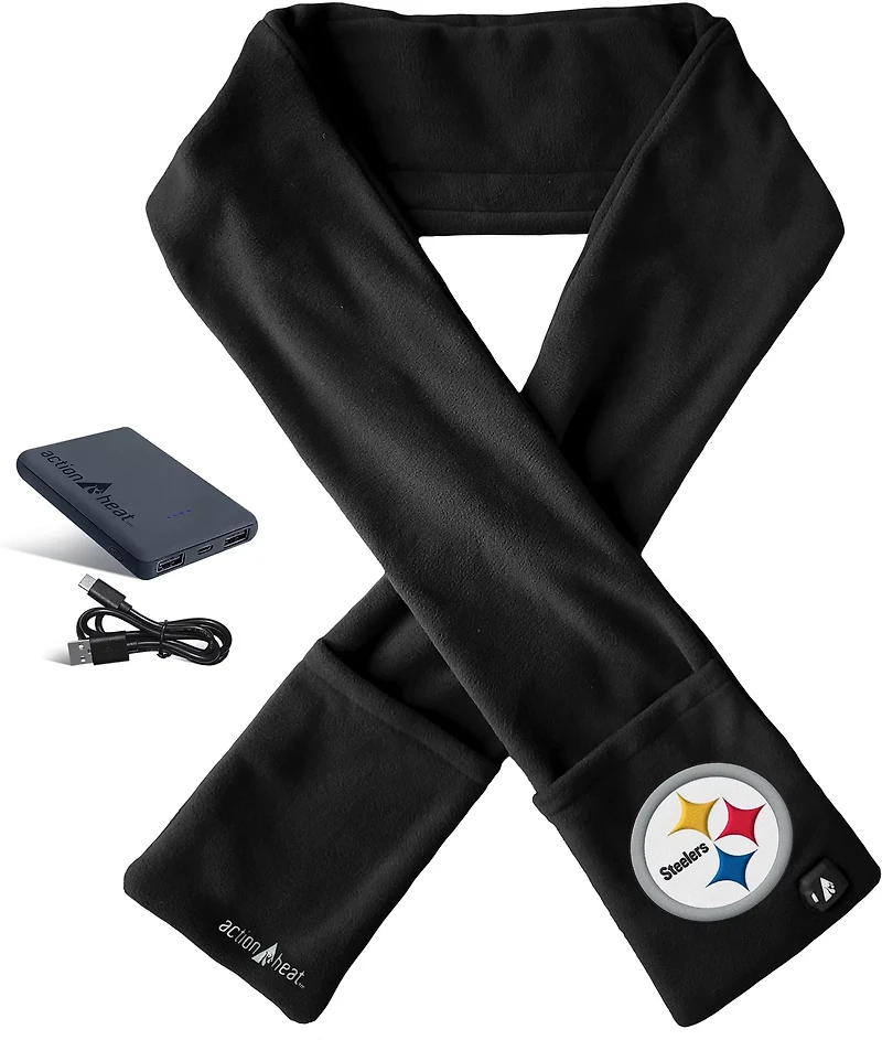ActionHeat Steelers 5V Battery Heated Scarf