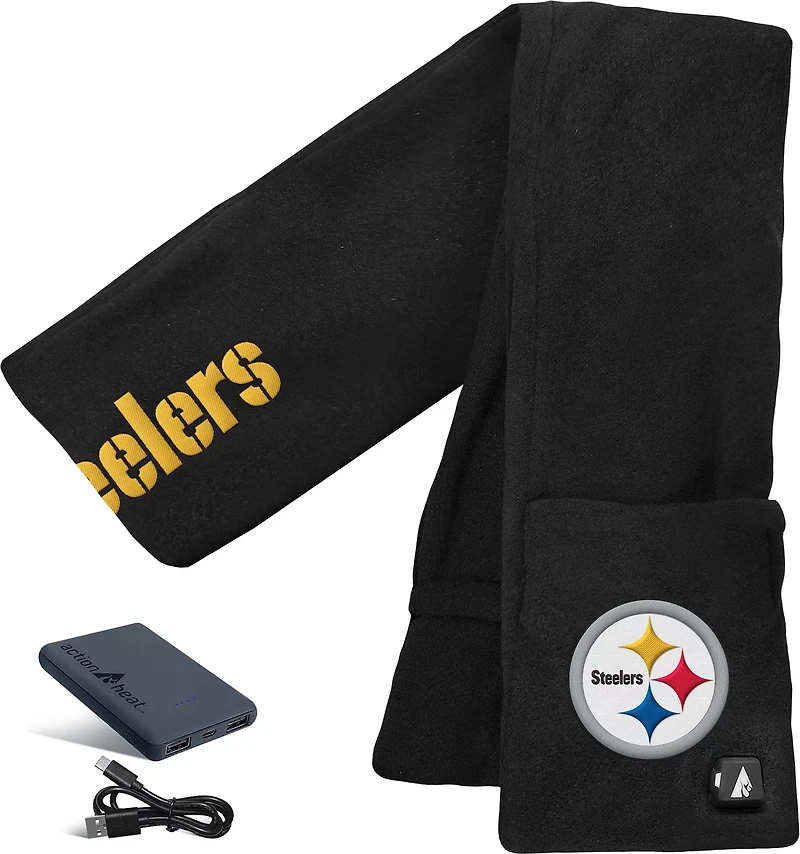ActionHeat Steelers 5V Battery Heated Scarf