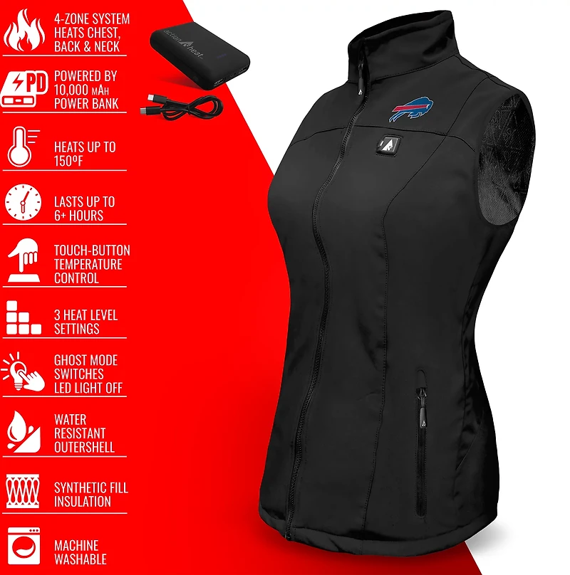 ActionHeat Women's Bills 5V Softshell Battery Heated Vest