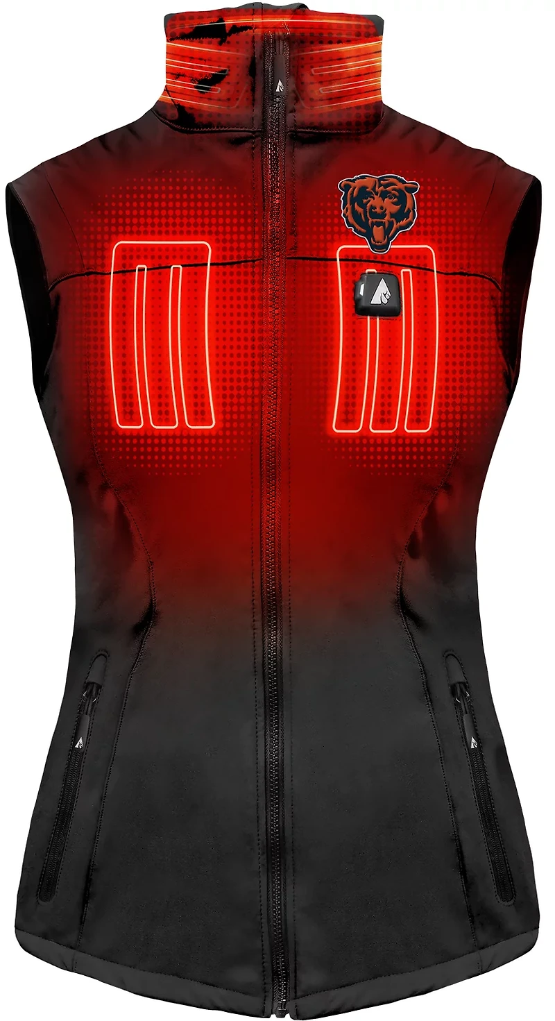 ActionHeat Women’s Chicago Bears 5V Softshell Battery Heated Vest