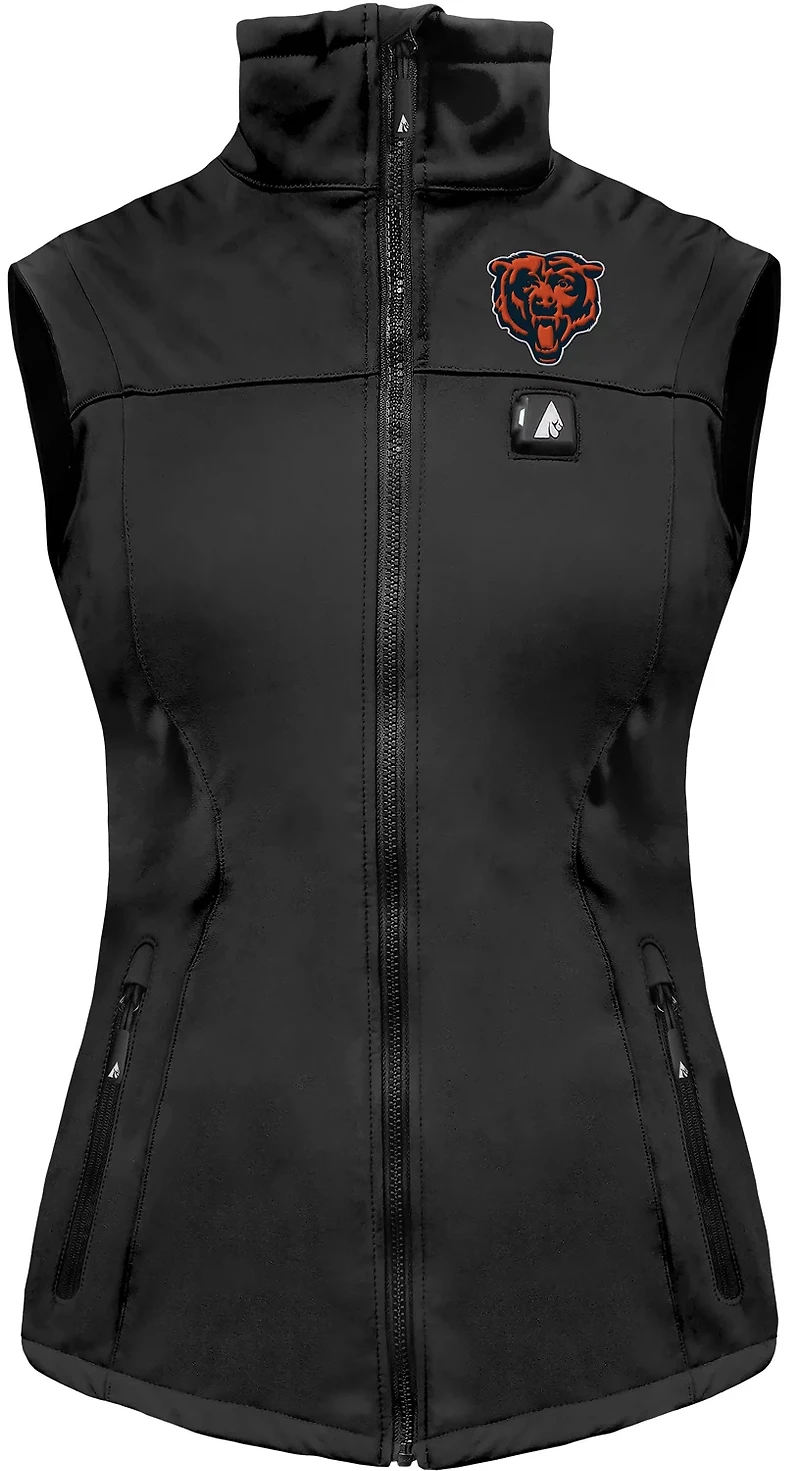 ActionHeat Women’s Chicago Bears 5V Softshell Battery Heated Vest