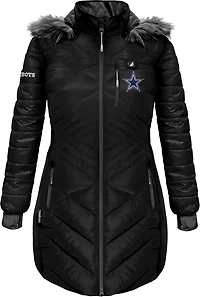 ActionHeat Women's Cowboys 5V Long Puffer Battery Heated Jacket