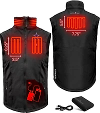 ActionHeat Men's Cowboys 5V Puffer Battery Heated Jacket