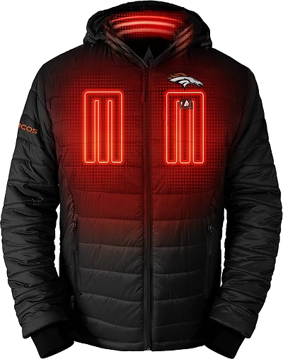 ActionHeat Men's Denver Broncos 5V Puffer Battery Heated Jacket