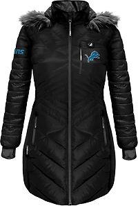 ActionHeat Women's Lions 5V Long Puffer Battery Heated Jacket