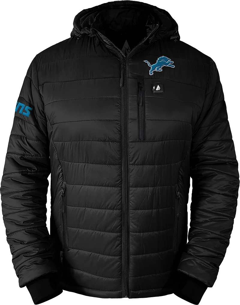 ActionHeat Men's Detroit Lions 5V Puffer Battery Heated Jacket