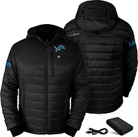 ActionHeat Men's Detroit Lions 5V Puffer Battery Heated Jacket