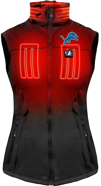 ActionHeat Women's Lions 5V Softshell Battery Heated Vest