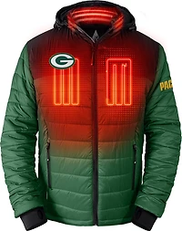 ActionHeat Men's Green Bay Packers 5V Puffer Battery Heated Jacket