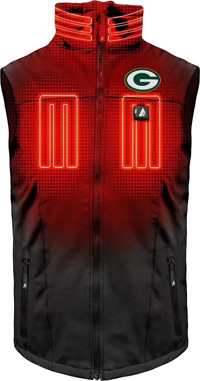 ActionHeat Men's Packers 5V Softshell Battery Heated Vest