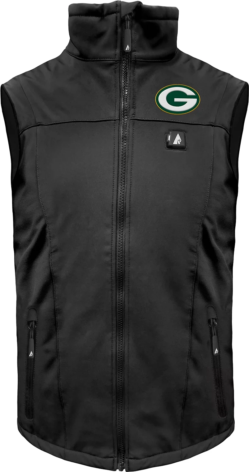 ActionHeat Men's Packers 5V Softshell Battery Heated Vest