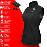 ActionHeat Women's Packers 5V Softshell Battery Heated Vest