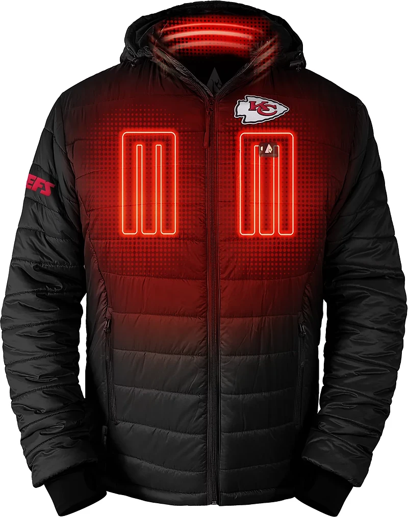 ActionHeat Men's Kansas City Chiefs 5V Puffer Battery Heated Jacket