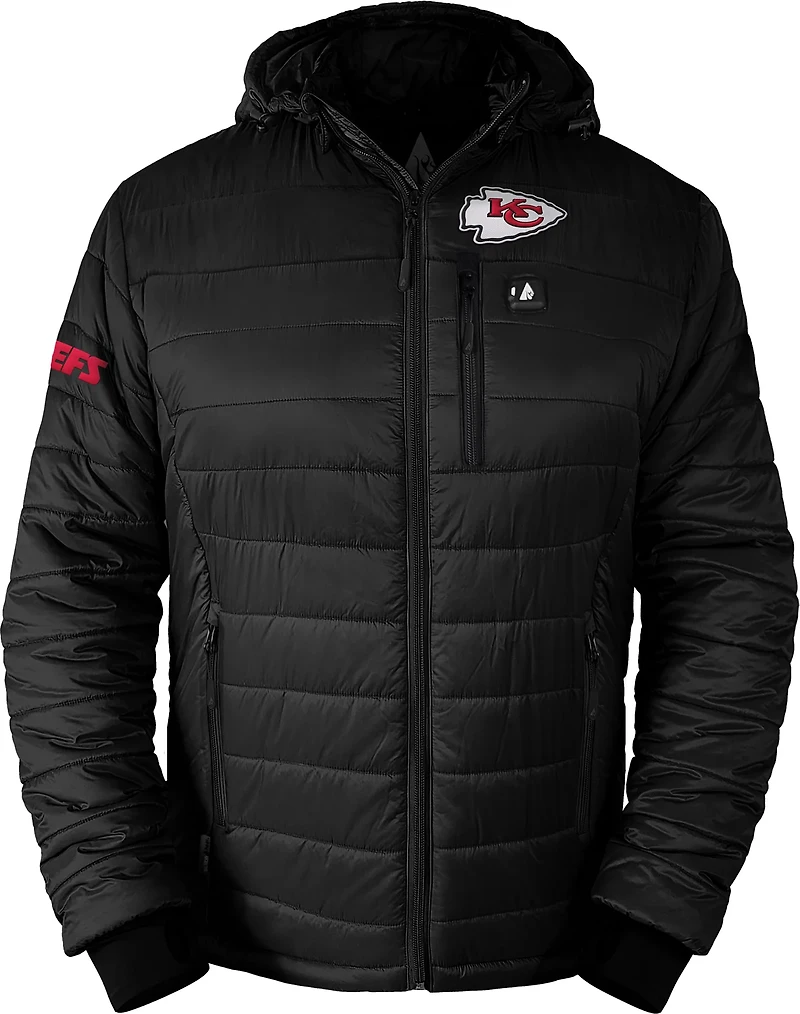 ActionHeat Men's Kansas City Chiefs 5V Puffer Battery Heated Jacket