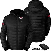 ActionHeat Men's Kansas City Chiefs 5V Puffer Battery Heated Jacket
