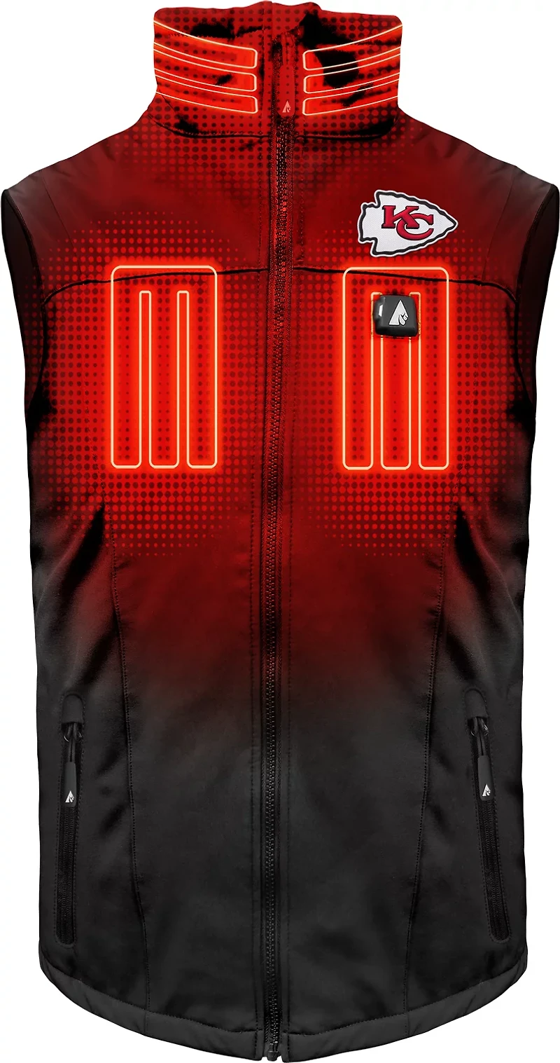 ActionHeat Men's Chiefs 5V Softshell Battery Heated Vest