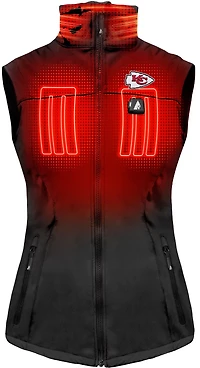 ActionHeat Women's Chiefs 5V Softshell Battery Heated Vest