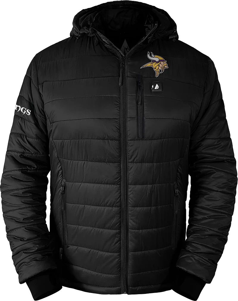 ActionHeat Men's Minnesota Vikings 5V Puffer Battery Heated Jacket