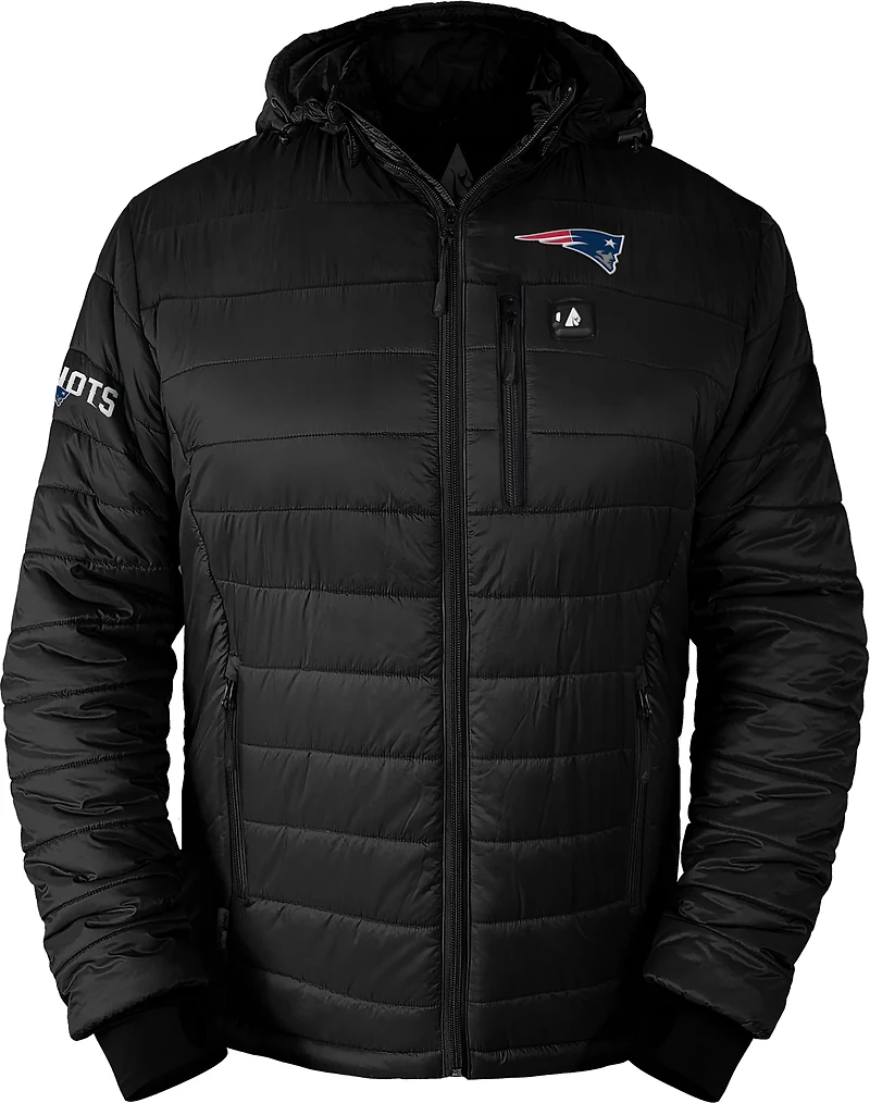 ActionHeat Men's New England Patriots 5V Puffer Battery Heated Jacket
