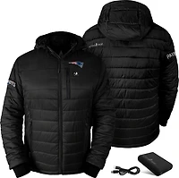 ActionHeat Men's New England Patriots 5V Puffer Battery Heated Jacket