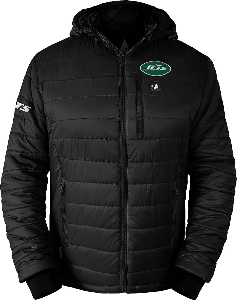 ActionHeat Men's New York Jets 5V Puffer Battery Heated Jacket