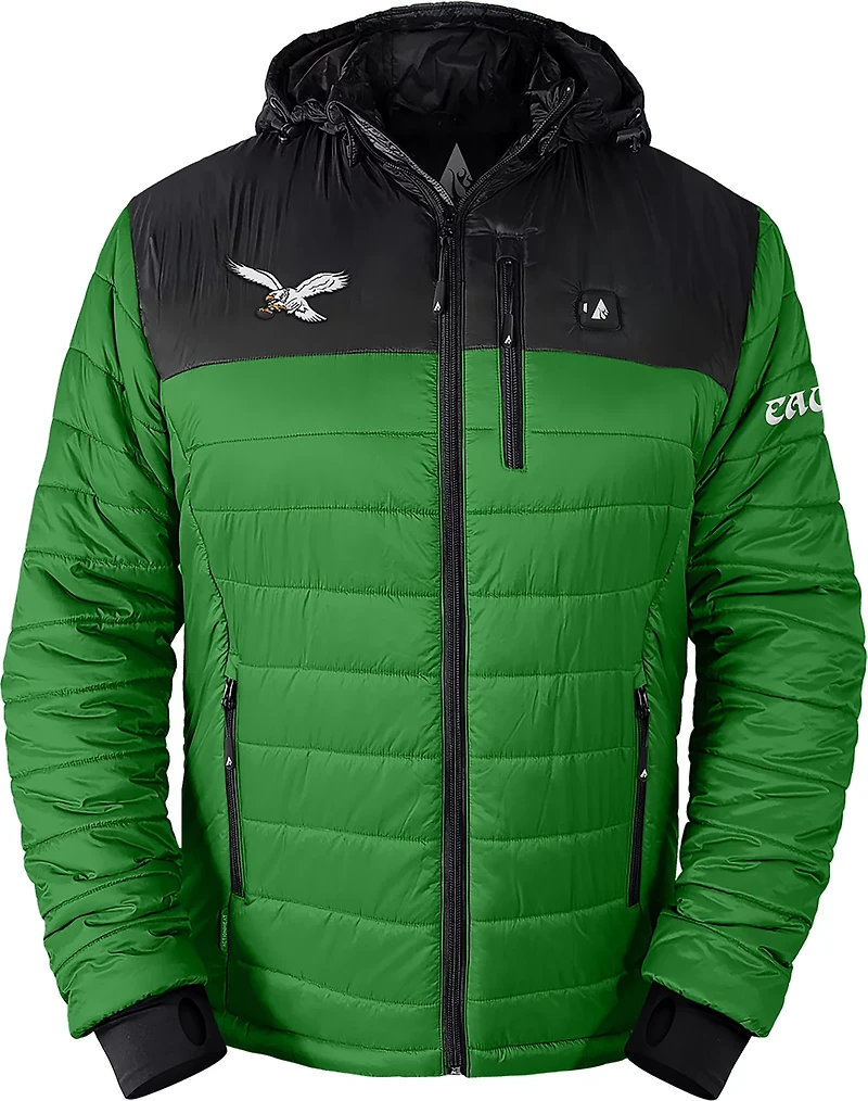 ActionHeat Men's Philadelphia Eagles 5V Puffer Battery Heated Jacket