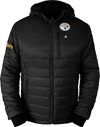 ActionHeat Men's Pittsburgh Steelers 5V Puffer Battery Heated Jacket