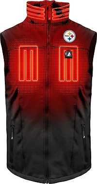 ActionHeat Men's Steelers 5V Softshell Battery Heated Vest