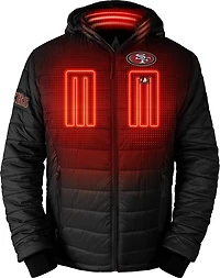ActionHeat Men's San Francisco 49ers 5V Puffer Battery Heated Jacket