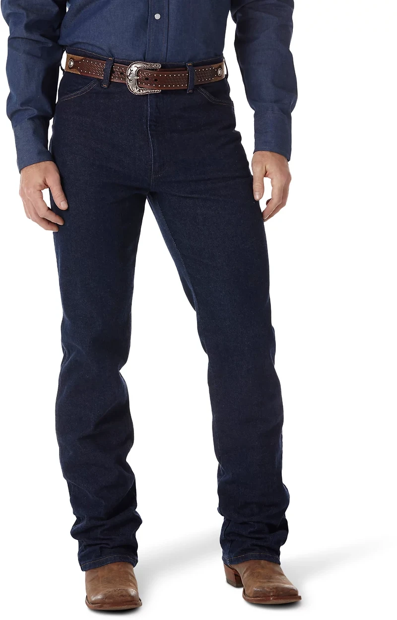 Wrangler Men's Cowboy Cut Navy Stretch Slim Fit Jeans