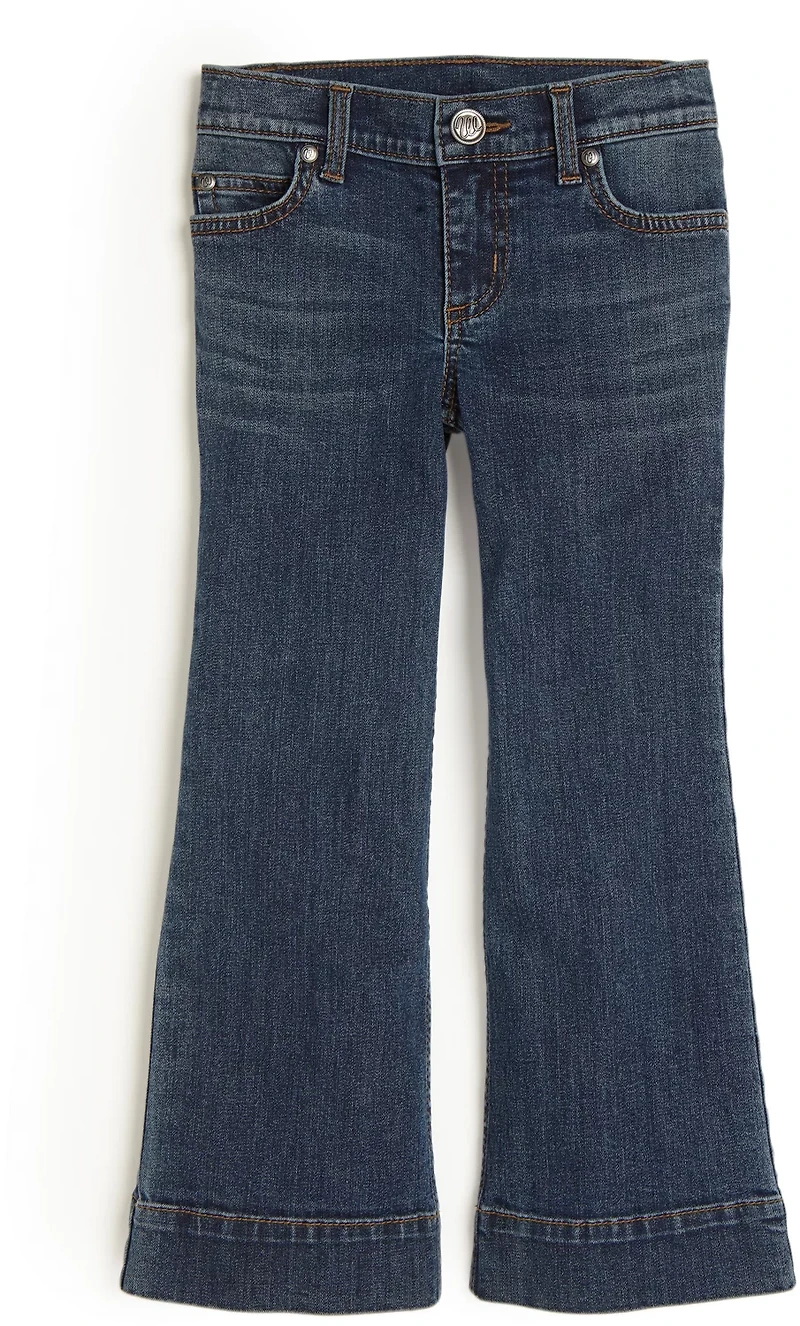 Wrangler Girls' Wide Leg Trouser Jeans