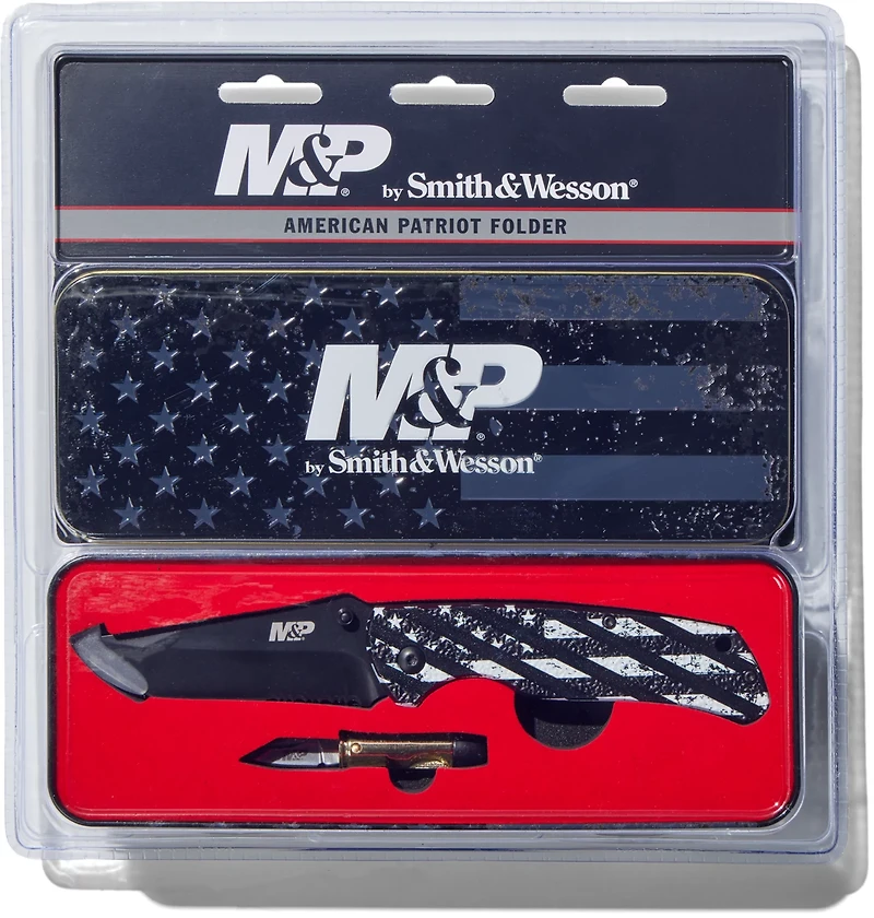 Smith & Wesson American Patriot Flag 2-Piece Knife Set