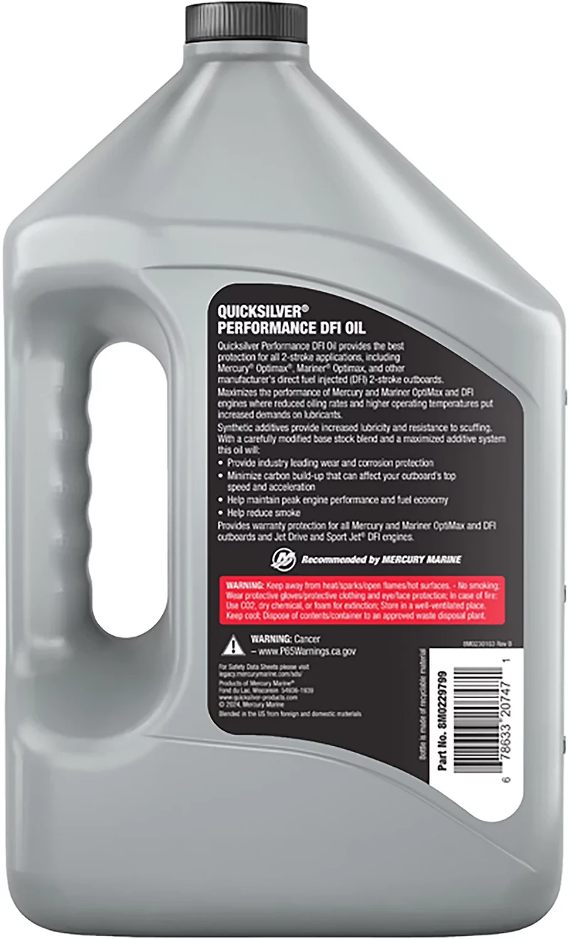 Quicksilver 2-Stroke DFI 1 Gal Marine Oil