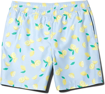 O'Rageous Men's Lemon Printed Volley Shorts