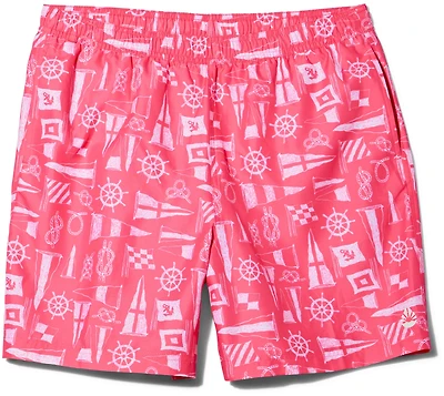 O'Rageous Men's Flag Printed Volley Shorts