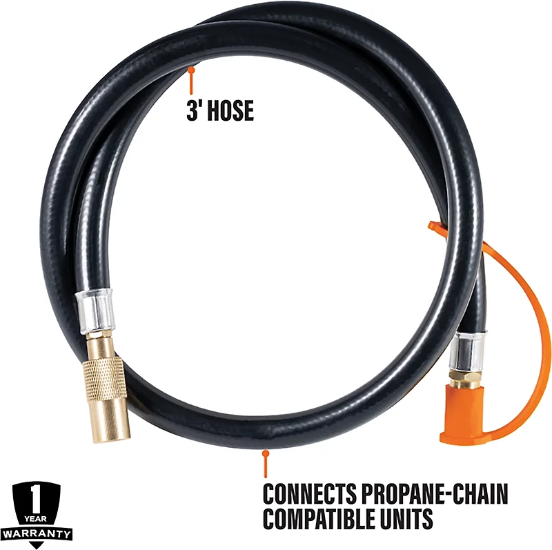 Blackstone Pass Through Propane Chain Adapter Hose