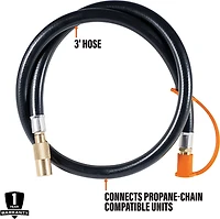 Blackstone Pass Through Propane Chain Adapter Hose