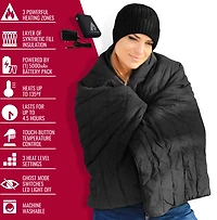 ActionHeat 7 Volt Battery Heated Throw Blanket