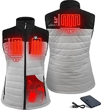 ActionHeat Women's 5V Pocono Battery Heated Puffer Vest