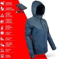 ActionHeat Women’s 5V Battery Heated Rain Jacket