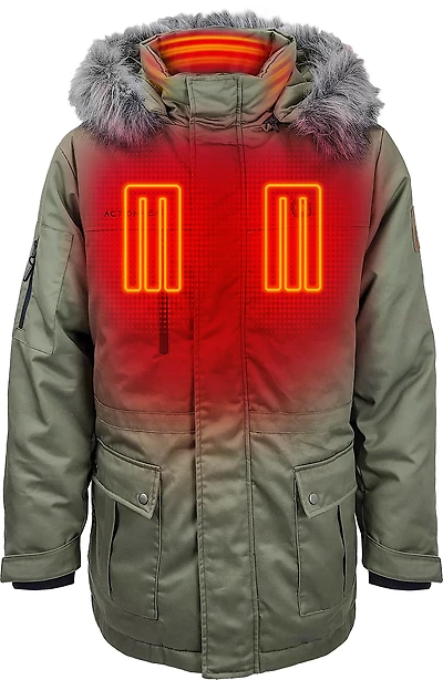ActionHeat Men's 5V Battery Heated Parka Jacket