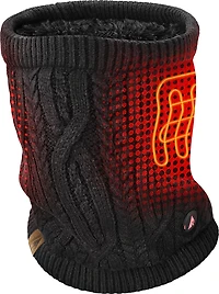 ActionHeat Men's 5V Battery Heated Cable Knit Neck Gaiter