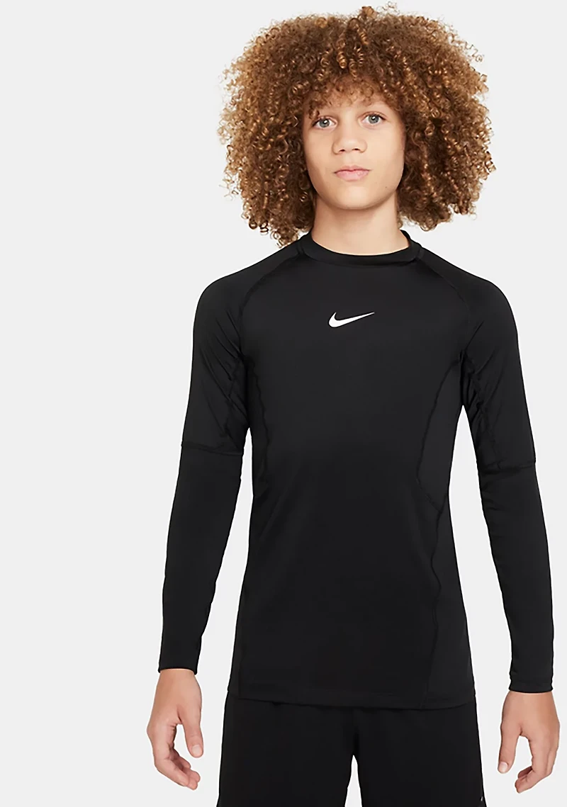 Nike Pro Boys' Dri-Fit Long Sleeve Top
