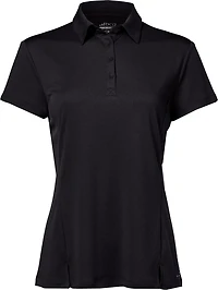 BCG Women's Tennis Button Short Sleeve Polo Shirt