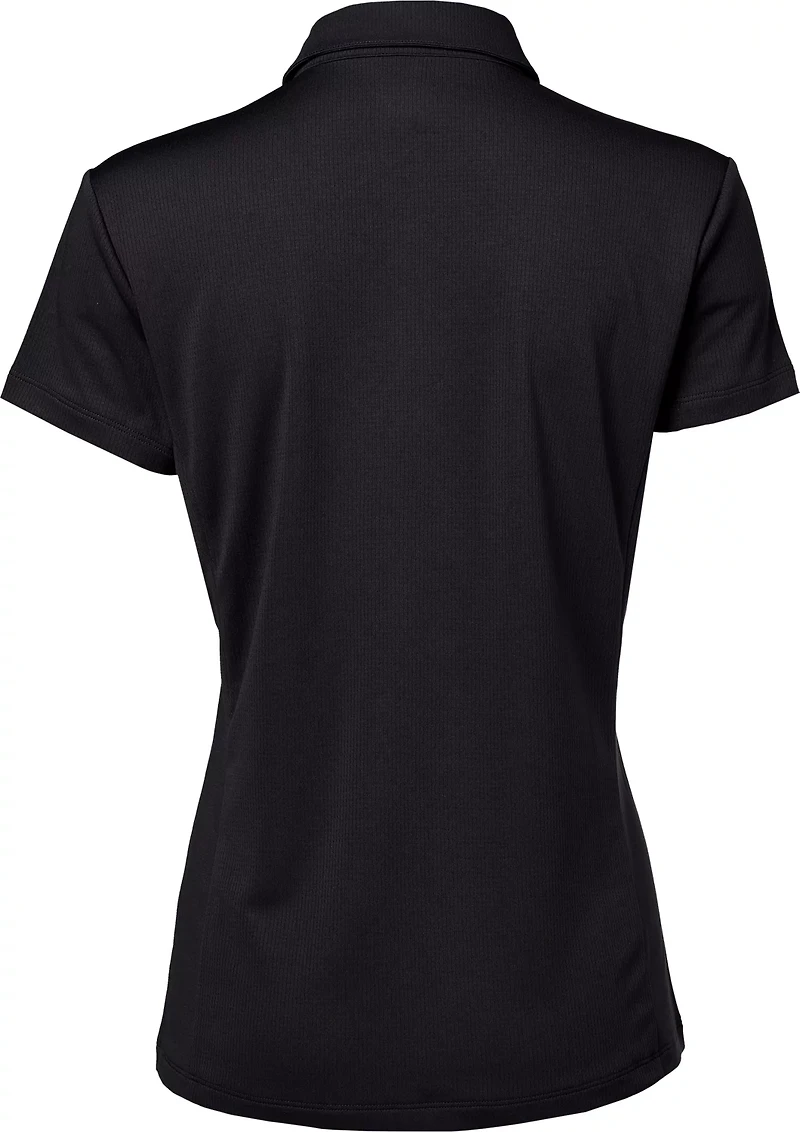 BCG Women's Tennis Button Short Sleeve Polo Shirt