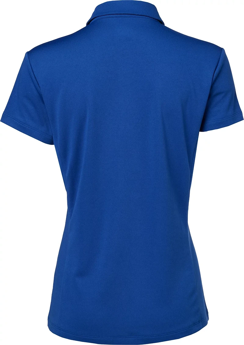 BCG Women's Tennis Button Short Sleeve Polo Shirt